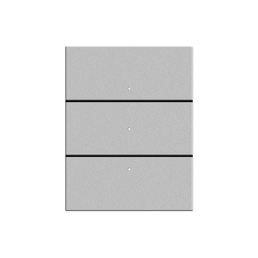 [VEN-CVR-MTL-3G silver] Venera Metal 3 Gang Frame,Metal Silver