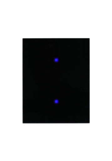 [VEN-ZIG-2G] Venera Zigbee Switch 2 Gang 5A,Black