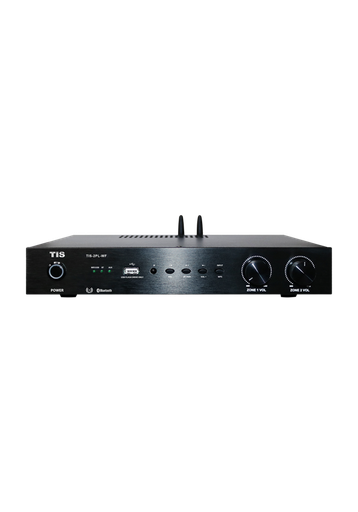 [TIS-2PL-WF] 1 Main Zone Wi-Fi Audio Player with 2 Volume controled Zone