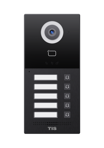 [TIS-INT-5PB-61M] Multi-button SIP Video Door Phone(5 buttons)